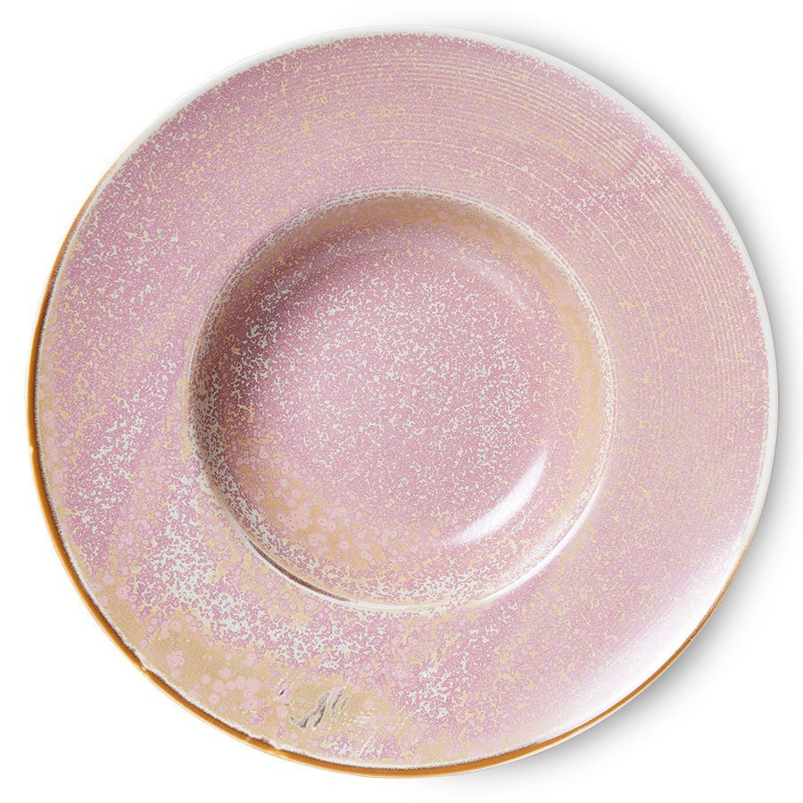 Chef Ceramics: Pastateller Rustic, Pink, 280ml von HKliving