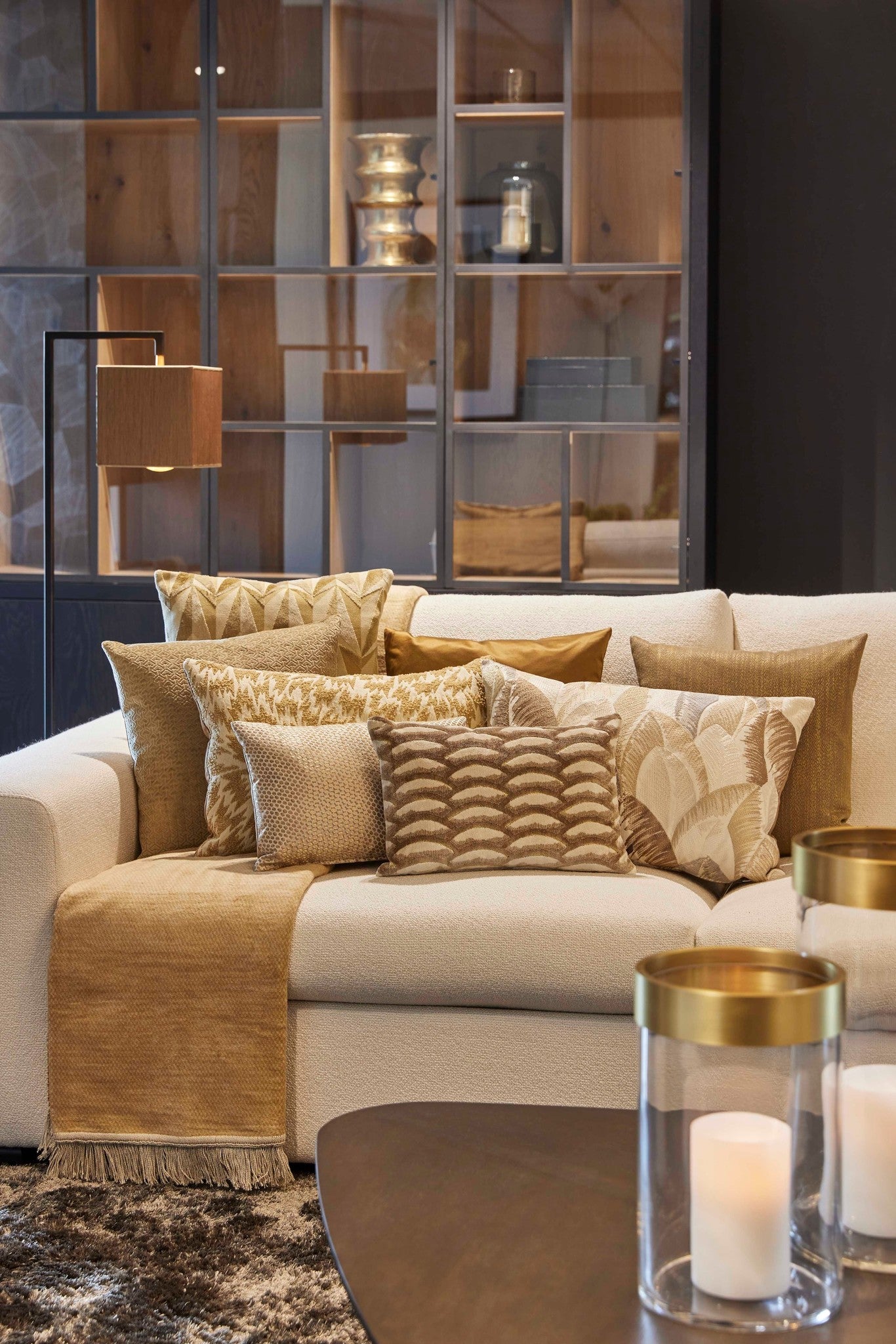 Decke Unami Gold, Claudi 150 x 200cm