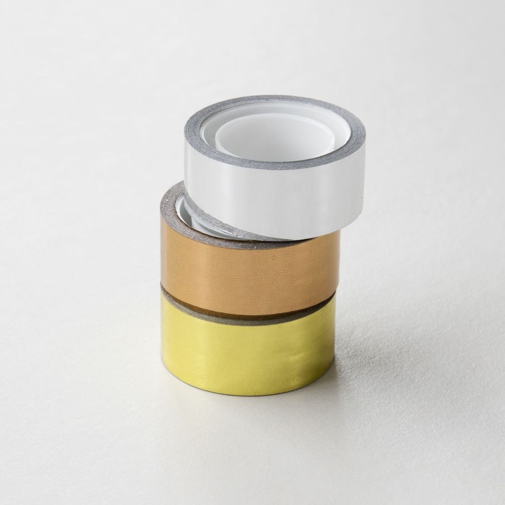 KLEBEBAND, METALLIC, 3 FARBEN, - Monograph