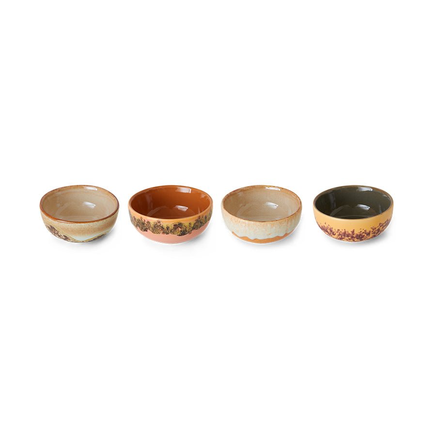70s ceramics: Schüsseln Marine, XS bowls von HKliving