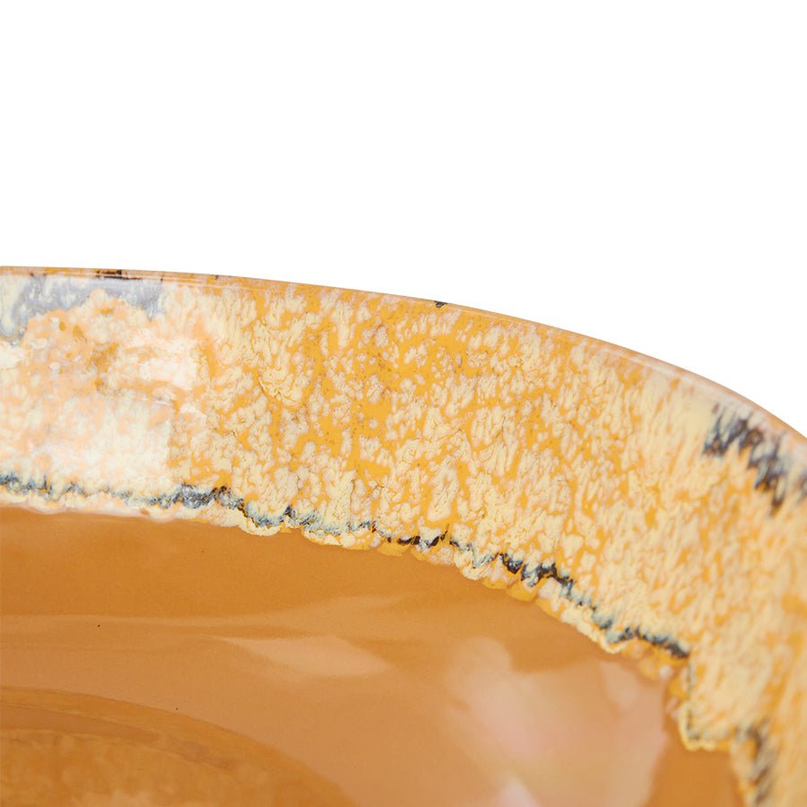 70s ceramics: Salatschüssel Sunflower, bowl von HKliving
