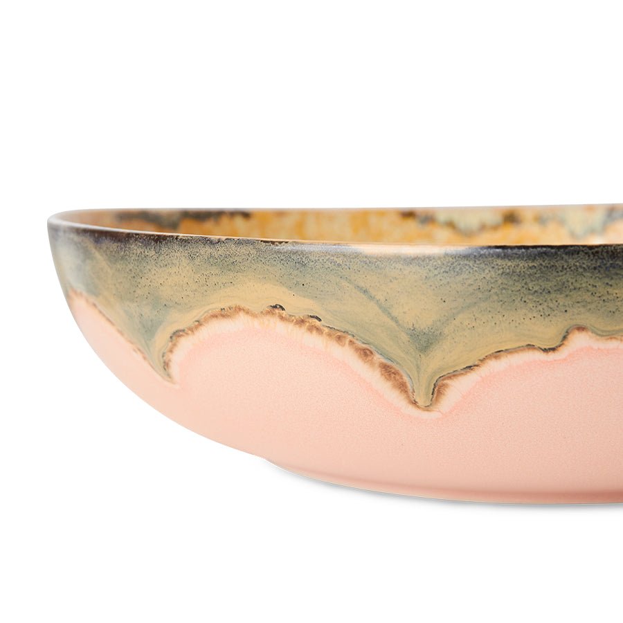 70s ceramics: Salatschüssel Sunflower, bowl von HKliving
