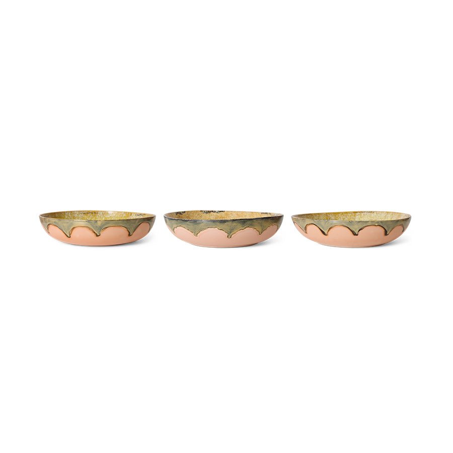 70s ceramics: Salatschüssel Sunflower, bowl von HKliving
