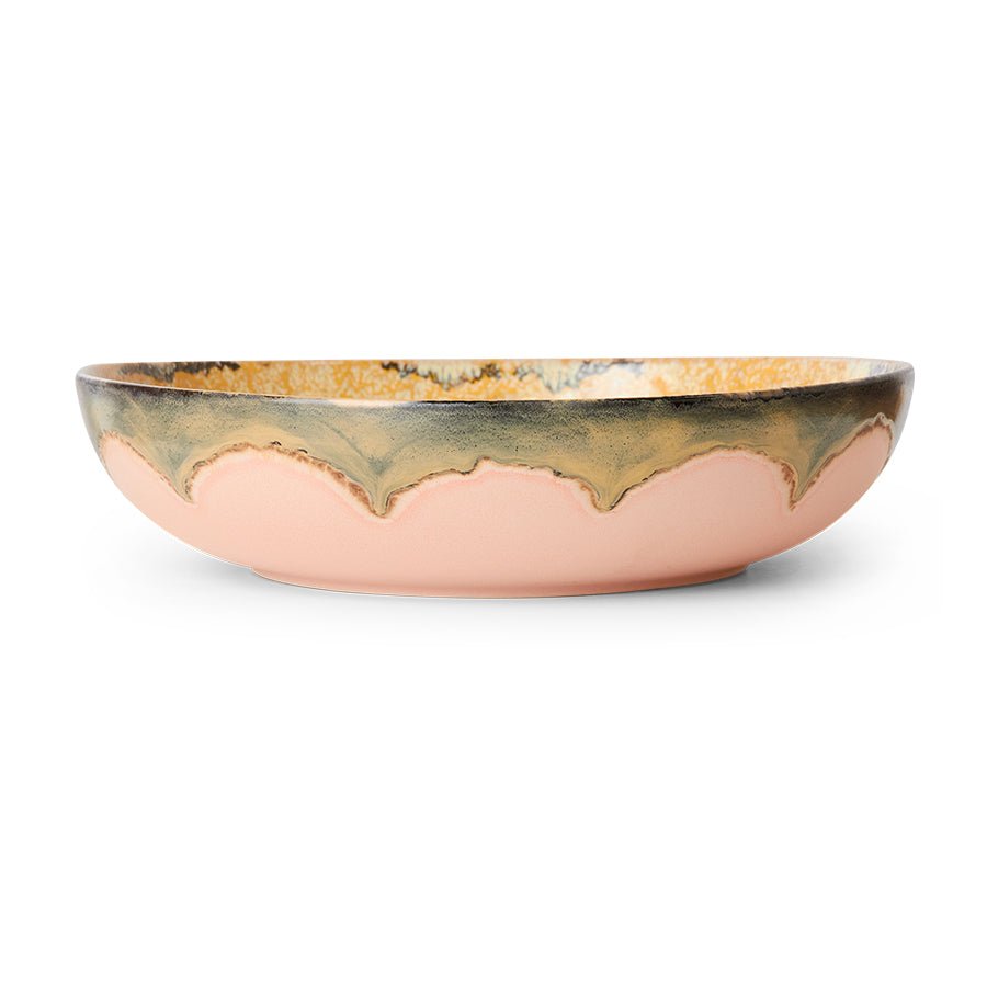 70s ceramics: Salatschüssel Sunflower, bowl von HKliving
