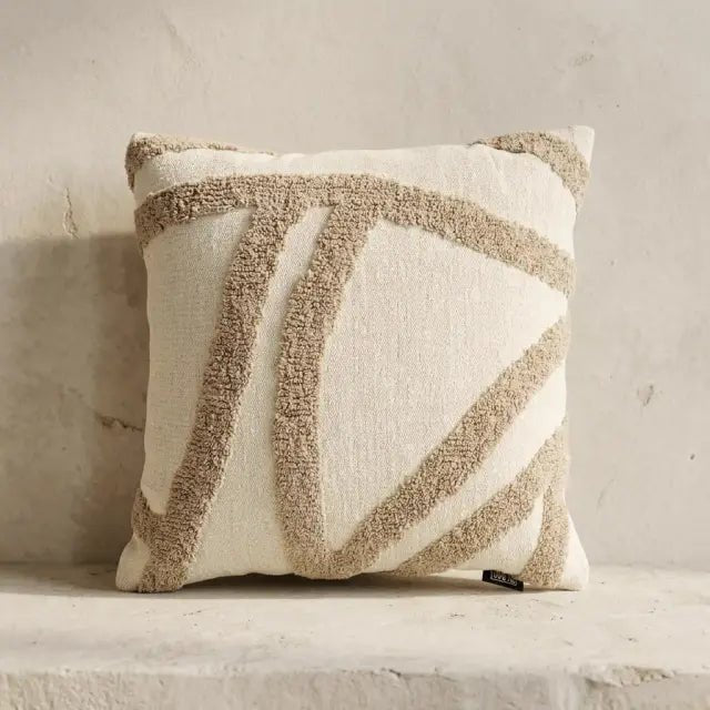 Kissen Majani, Taupe von By-Boo