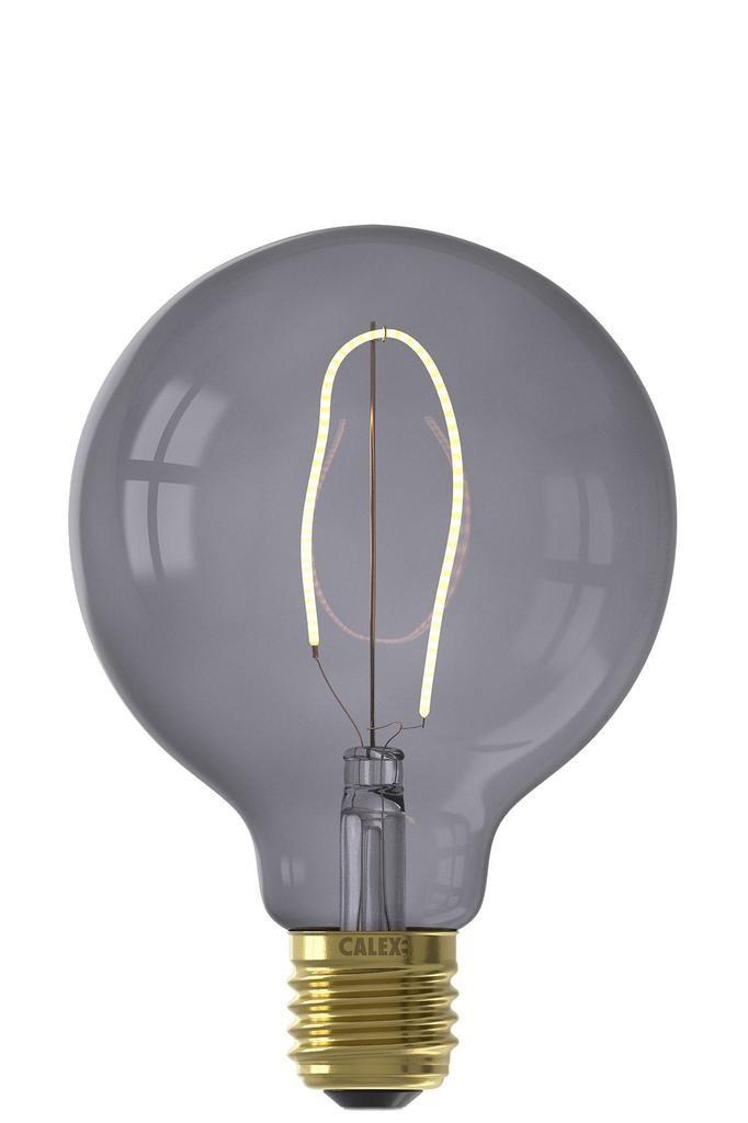 LED Nora E27 G95 Grau 130 Lm von Calex