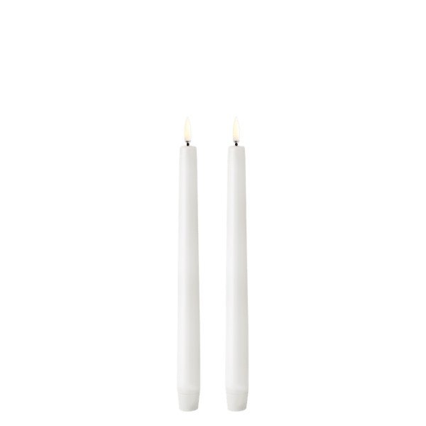 LED Stabkerzen in 2er Set, Ivory von Uyuni