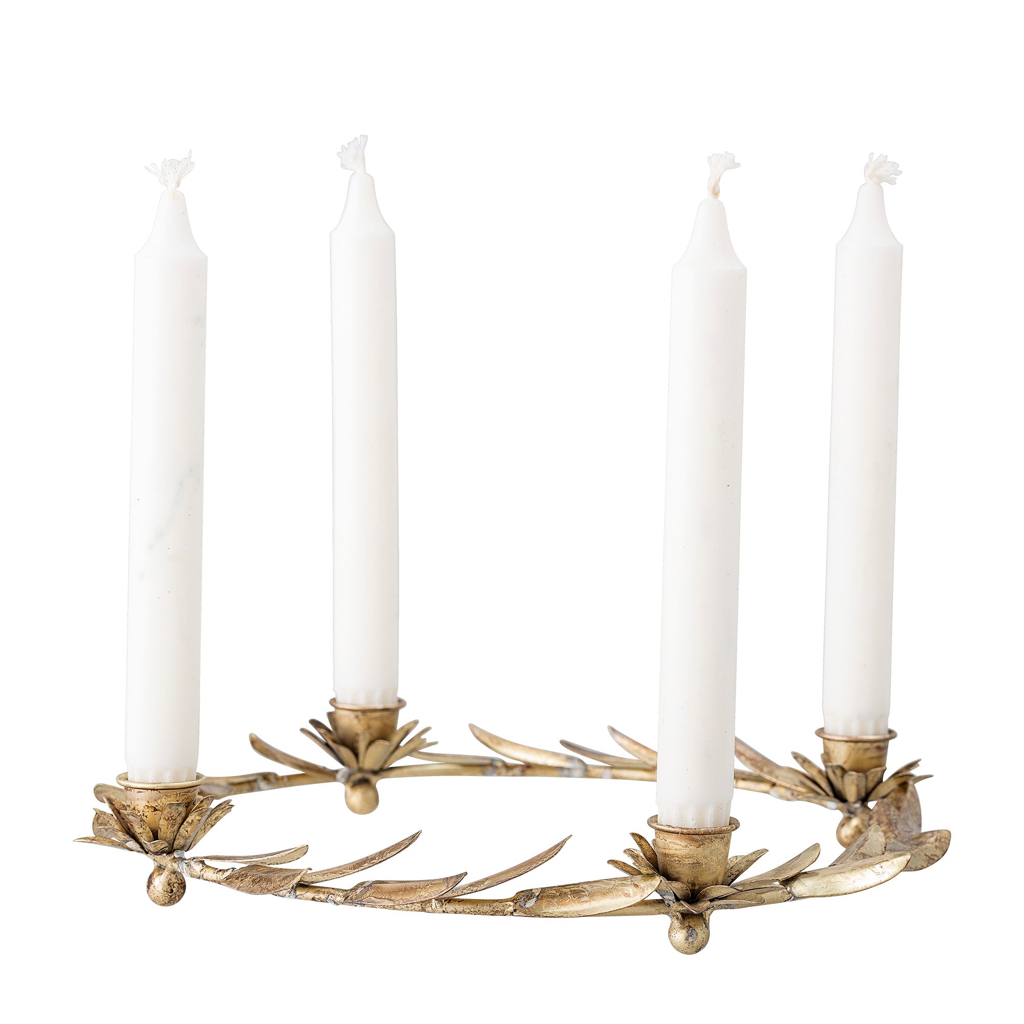 Leonetta Adventskerzenhalter aus Messing/Metall – My Dutch Living Room