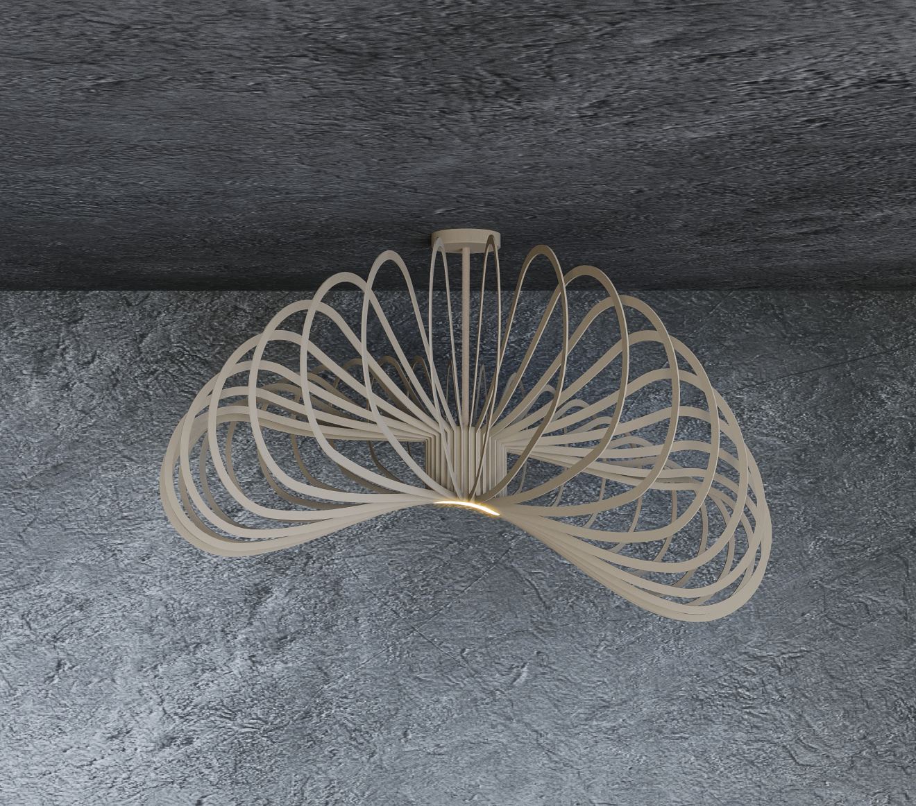 5821 - Martani Deckenleuchte Ø85cm von ZTAHL