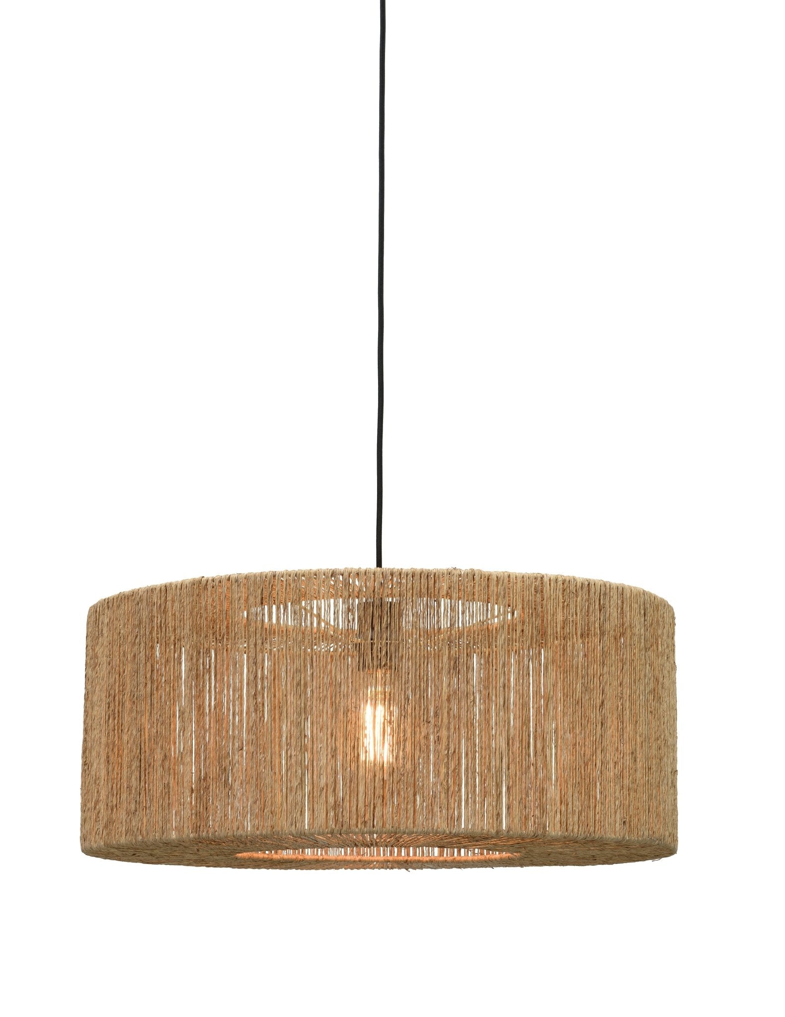 Pendelleuchte Iguazu Jute rund natur L - Good&Mojo
