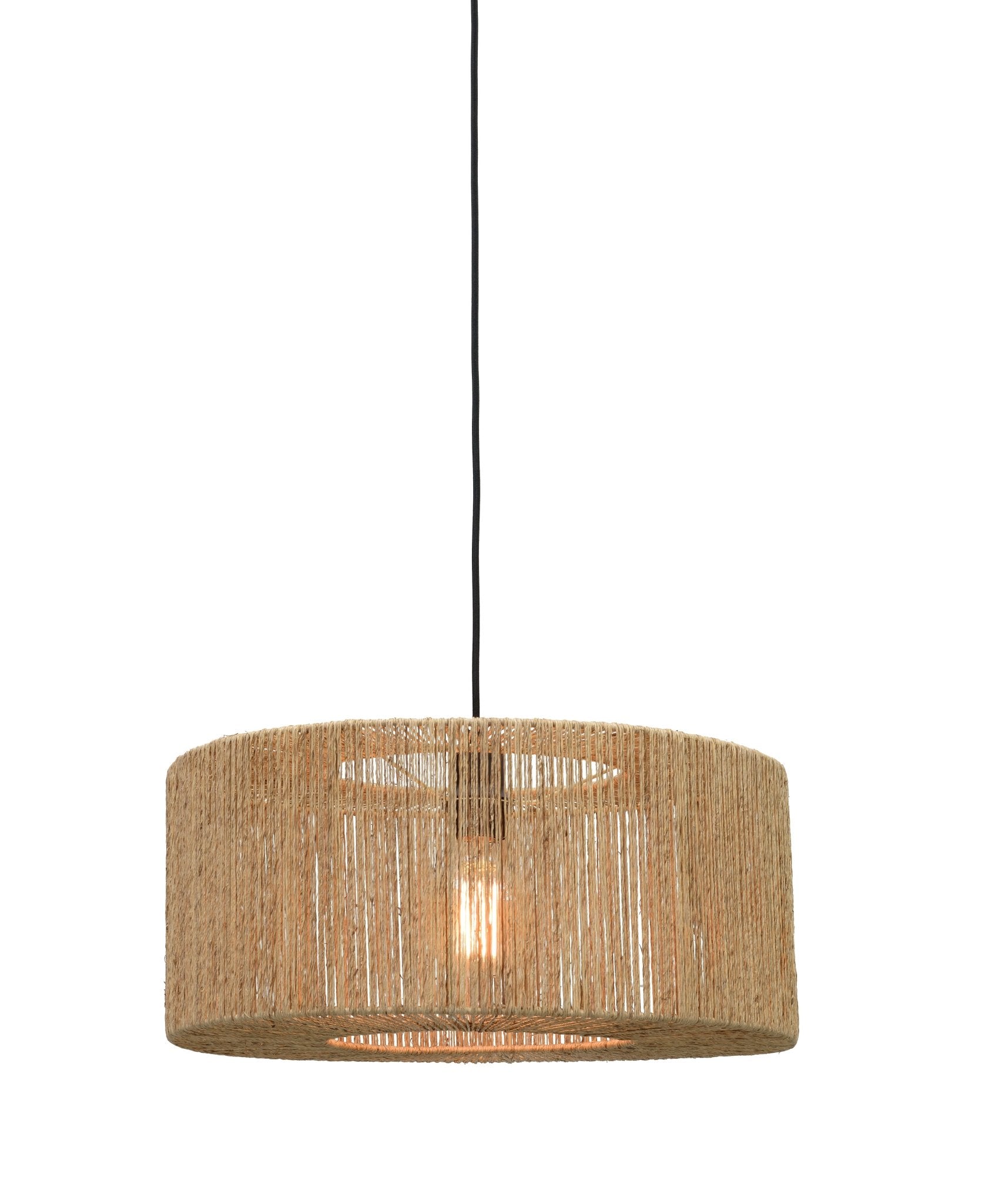 Pendelleuchte Iguazu Jute rund naturel S - Good&Mojo