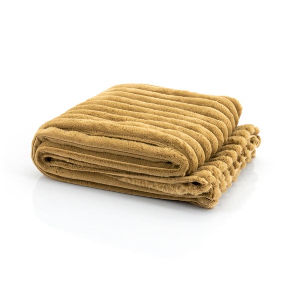 Plaid Wuzzy 140x170 cm - Gold von By - Boo