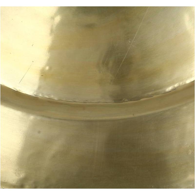 Plate Metall Gold Ø57 cm - My Dutch Living Room
