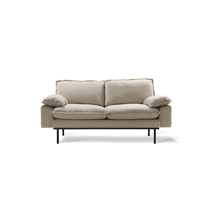 Retro Sofa 2 - Sitzer Beige von HKliving
