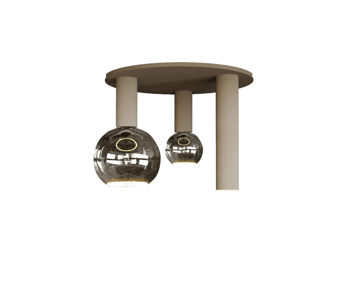 4365 - Riva Deckenleuchte rund Ø35 cm - 6 Lichter von ZTAHL