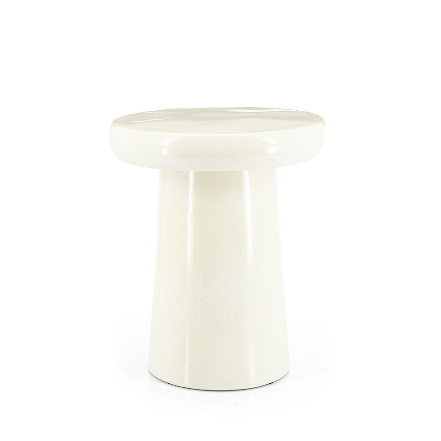 Sidetable Glaze - white von By - Boo
