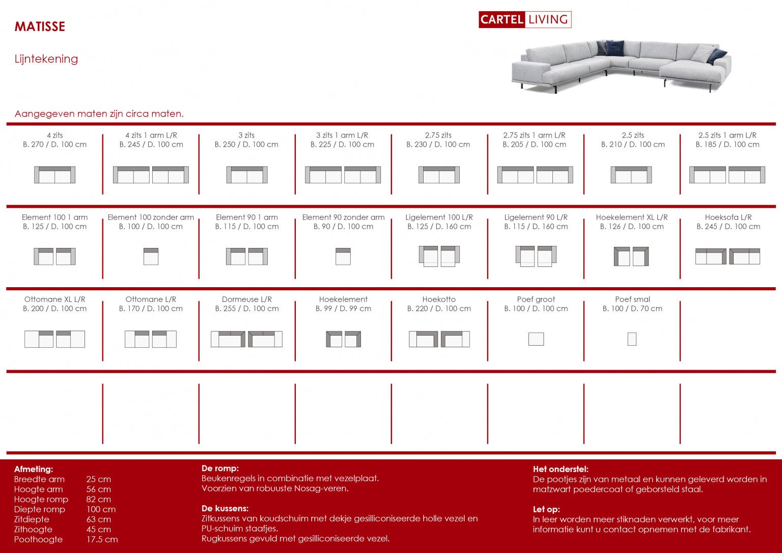 Sofa Matisse von Cartel Living
