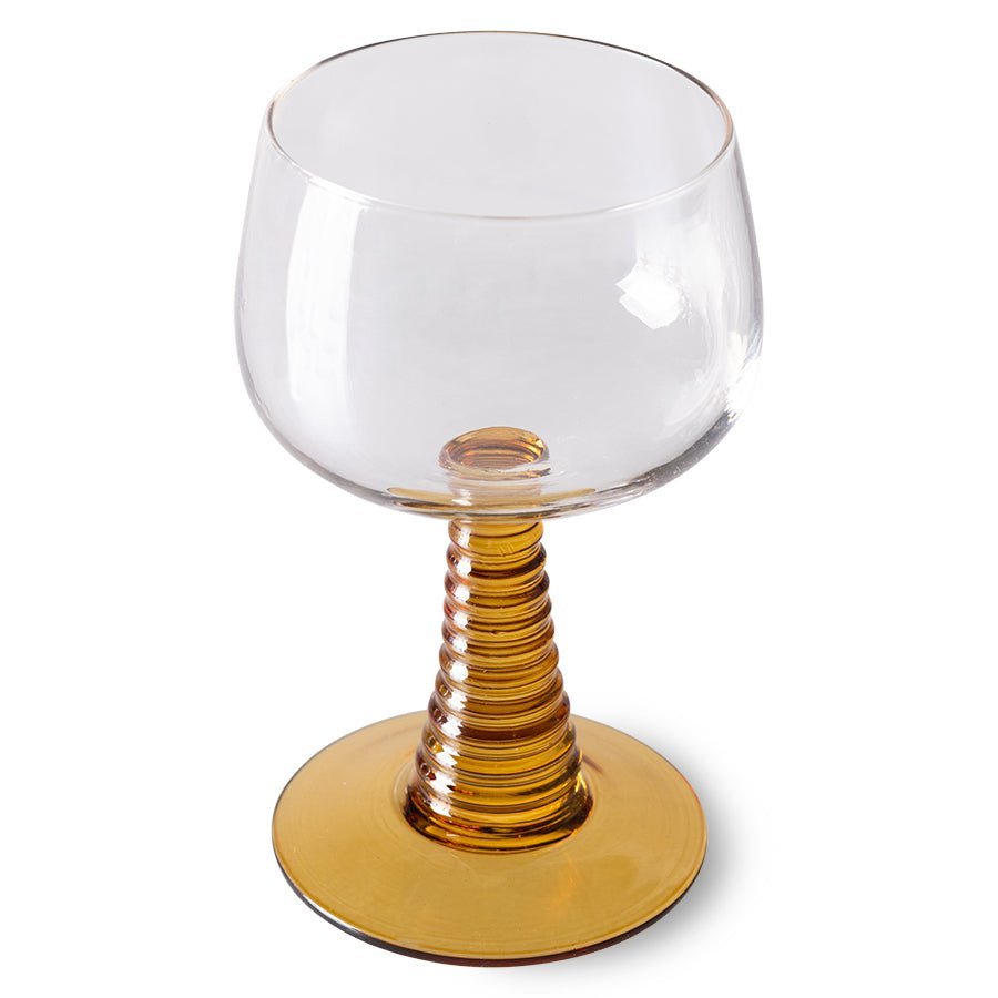 Swirl Weinglas Ocker von HKliving