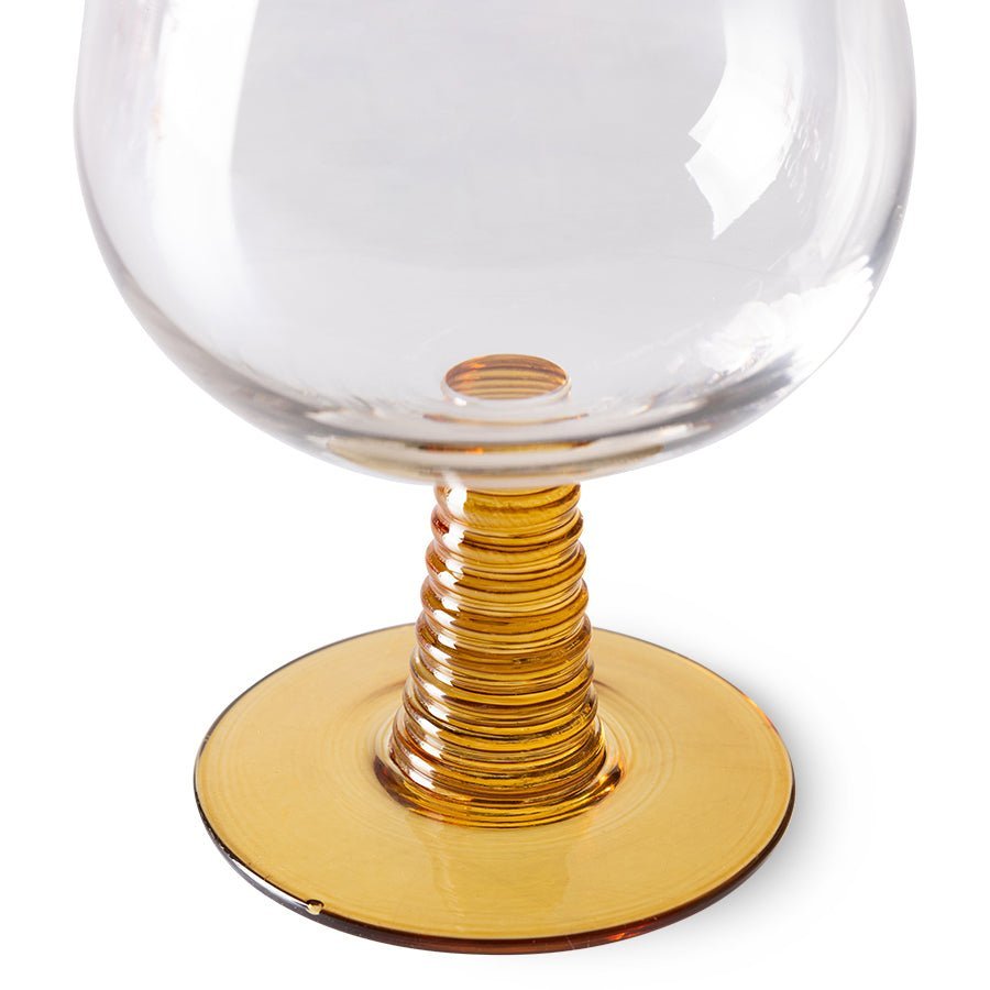 Swirl Weinglas Ocker von HKliving