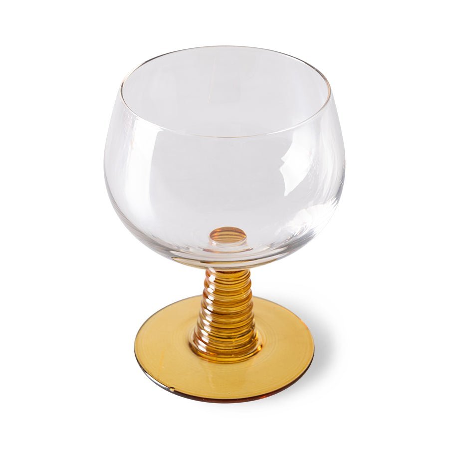 Swirl Weinglas Ocker von HKliving