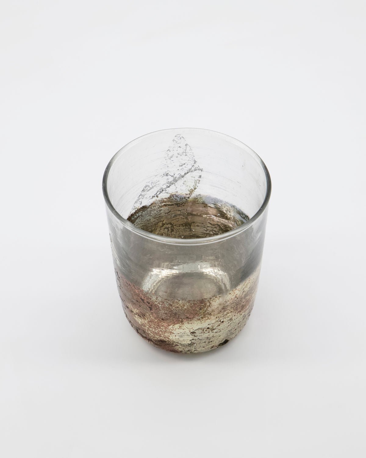 Teelichthalter Gem Clear/Grey - Gold von House Doctor