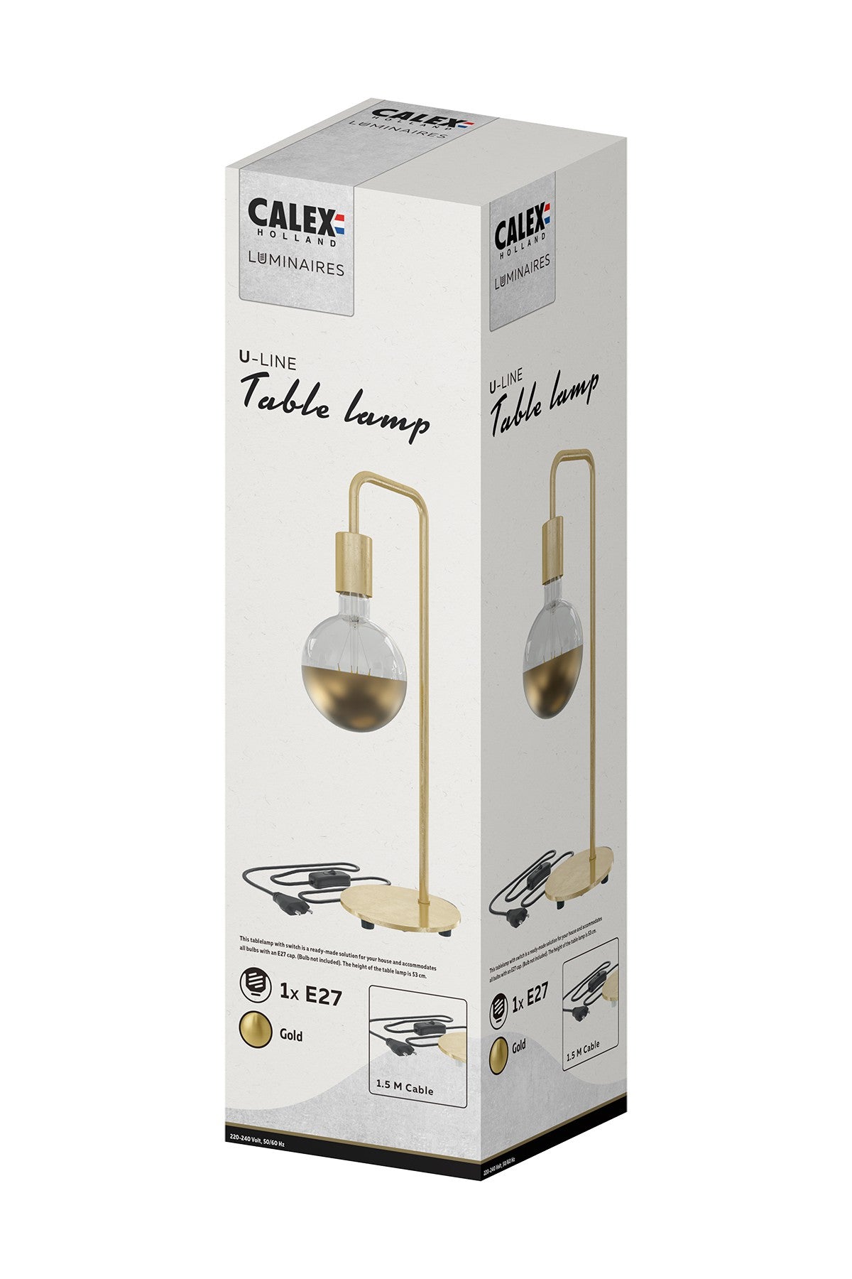 U-Line Tischleuchte Gold - Calex