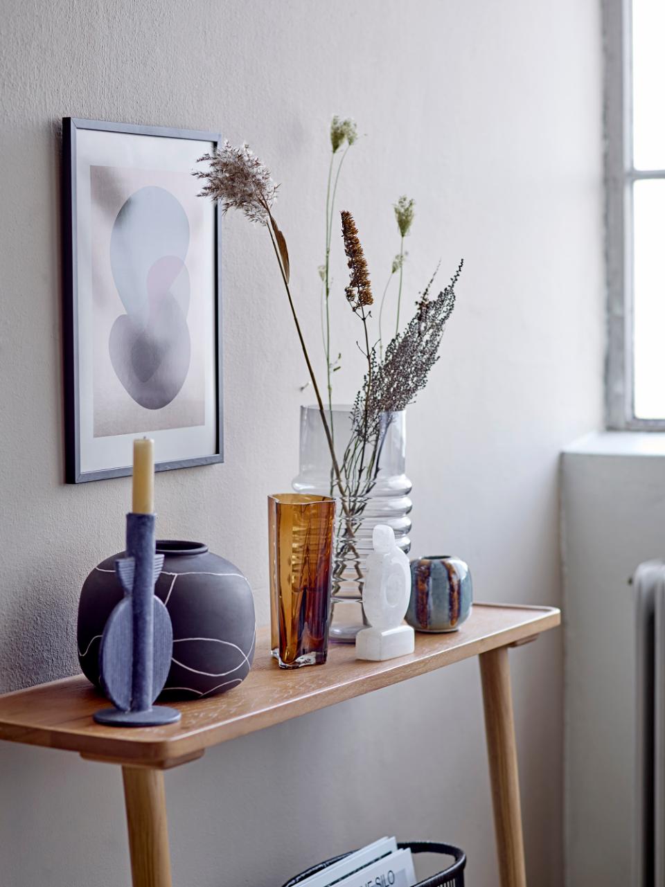 Vase Niza, schwarz von Bloomingville