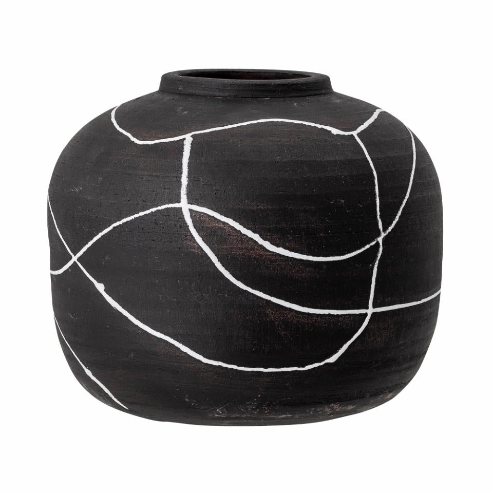 Vase Niza, schwarz – My Dutch Living Room