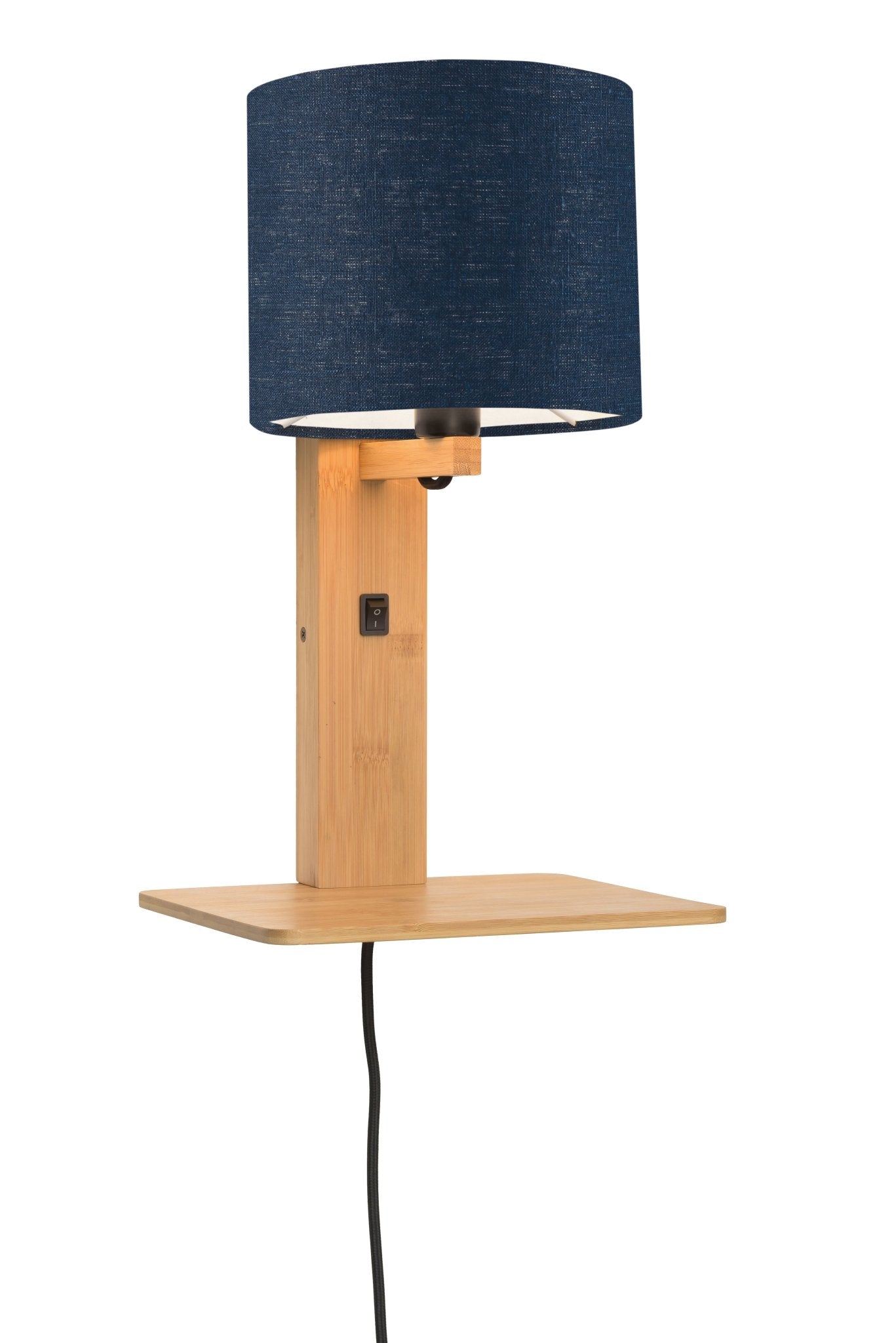 Wandleuchte Andes naturel/blue denim - Good&Mojo
