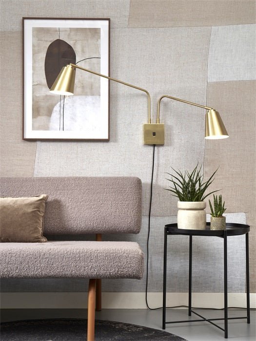 Wandleuchte Bremen 2 - Arm gold von It’s About Romi