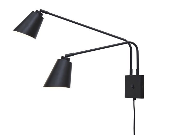 Wandleuchte Bremen 2 - Arm schwarz von It’s About Romi
