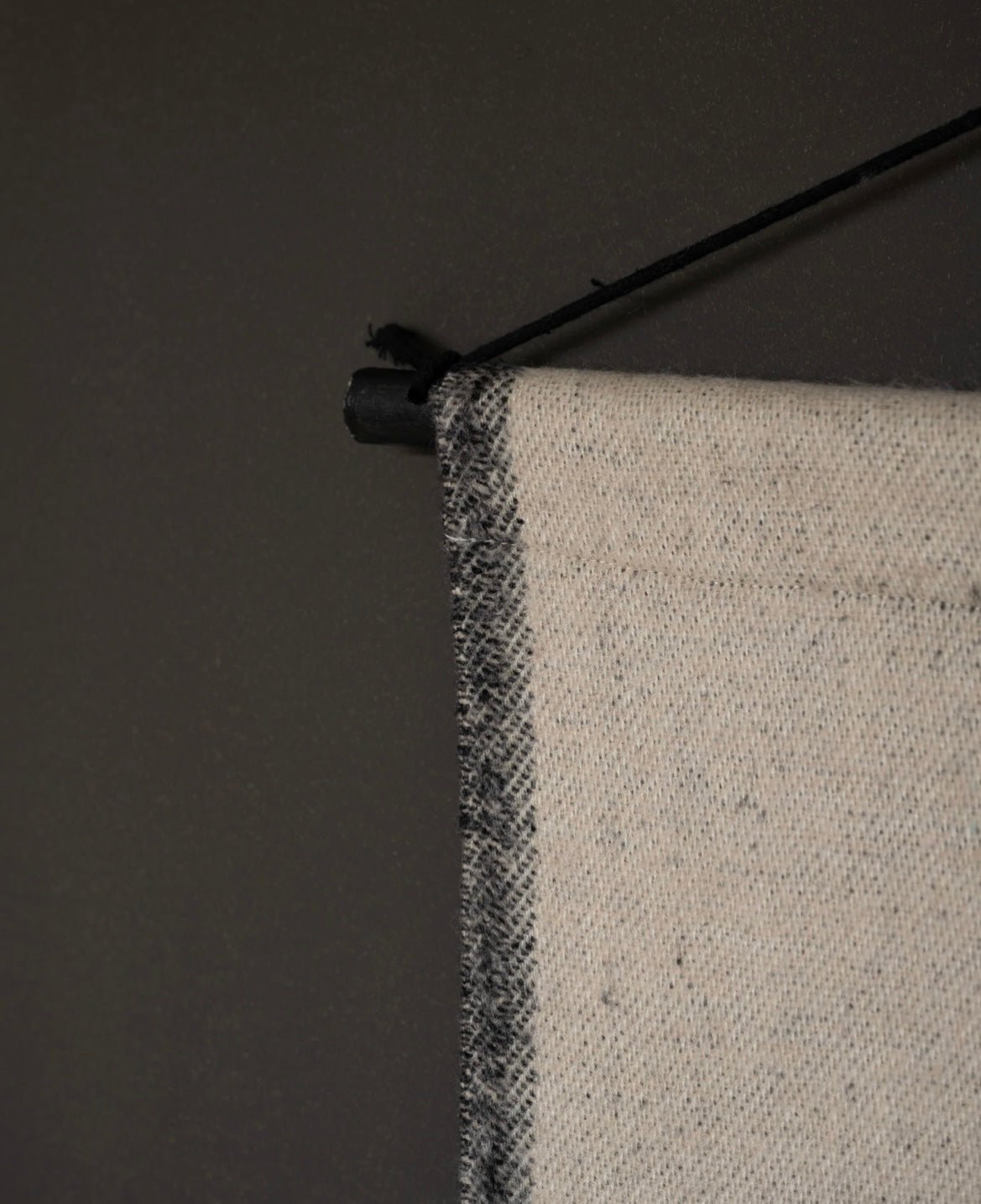 Wandteppich Schwarz/Natur von My Dutch Living Room