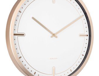 Wanduhr Dots & Batons weiß von Karlsson