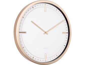 Wanduhr Dots & Batons weiß von Karlsson