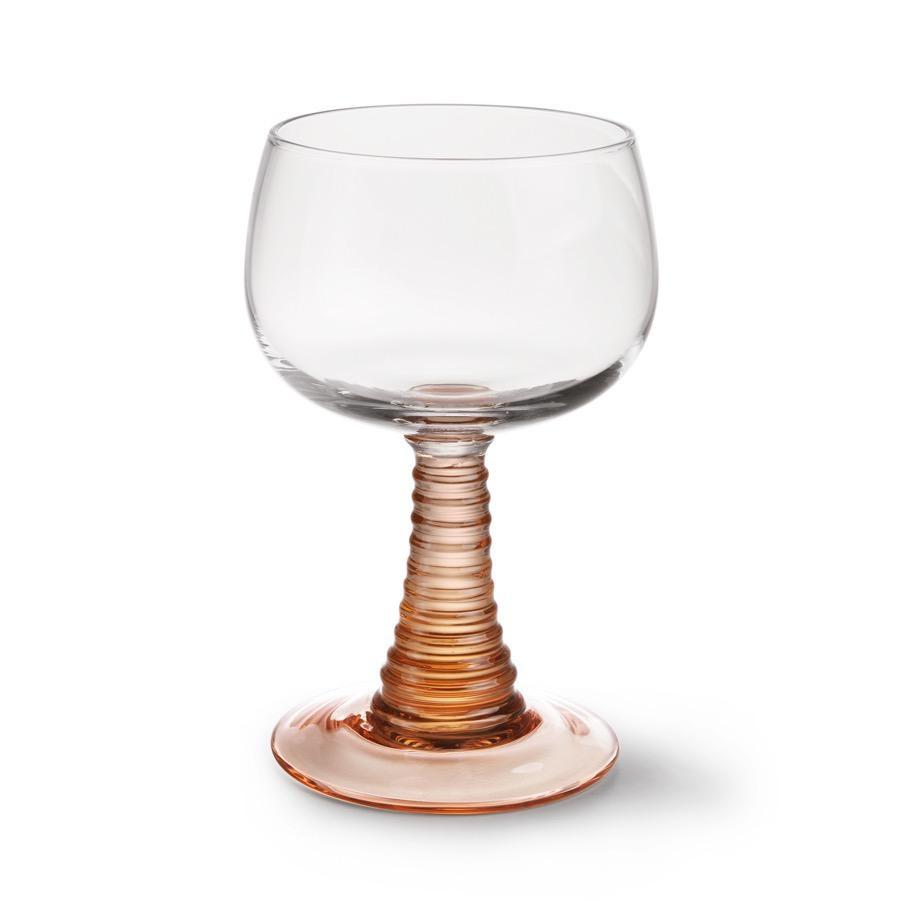 Weinglas Swirl Nude von HKliving