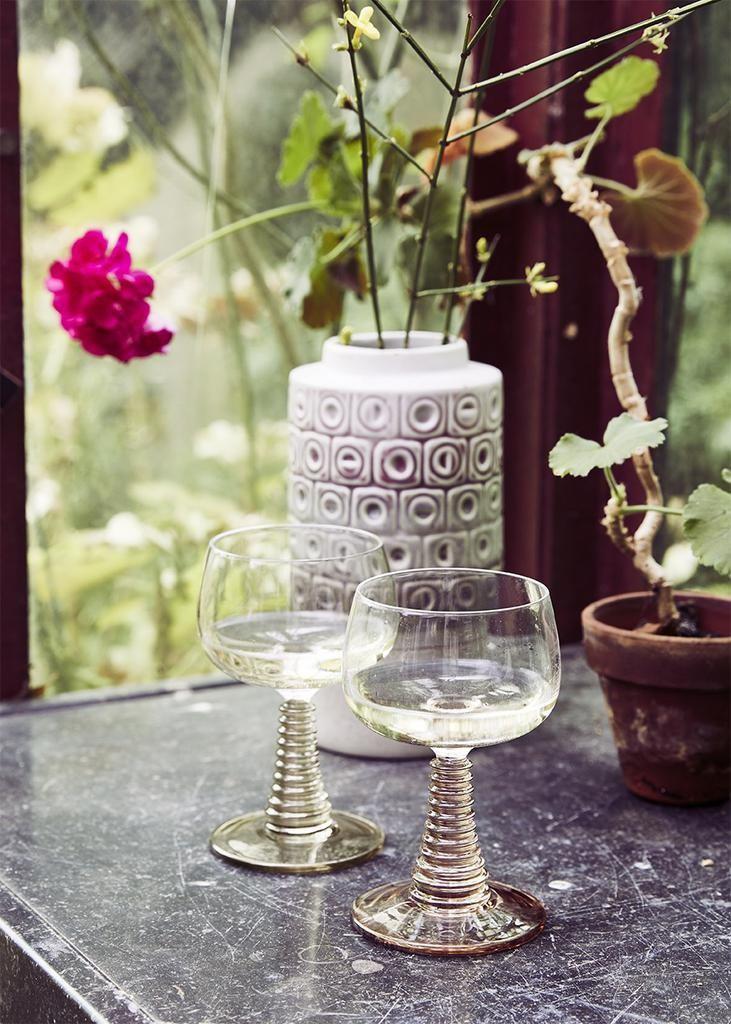 Weinglas Swirl Nude von HKliving