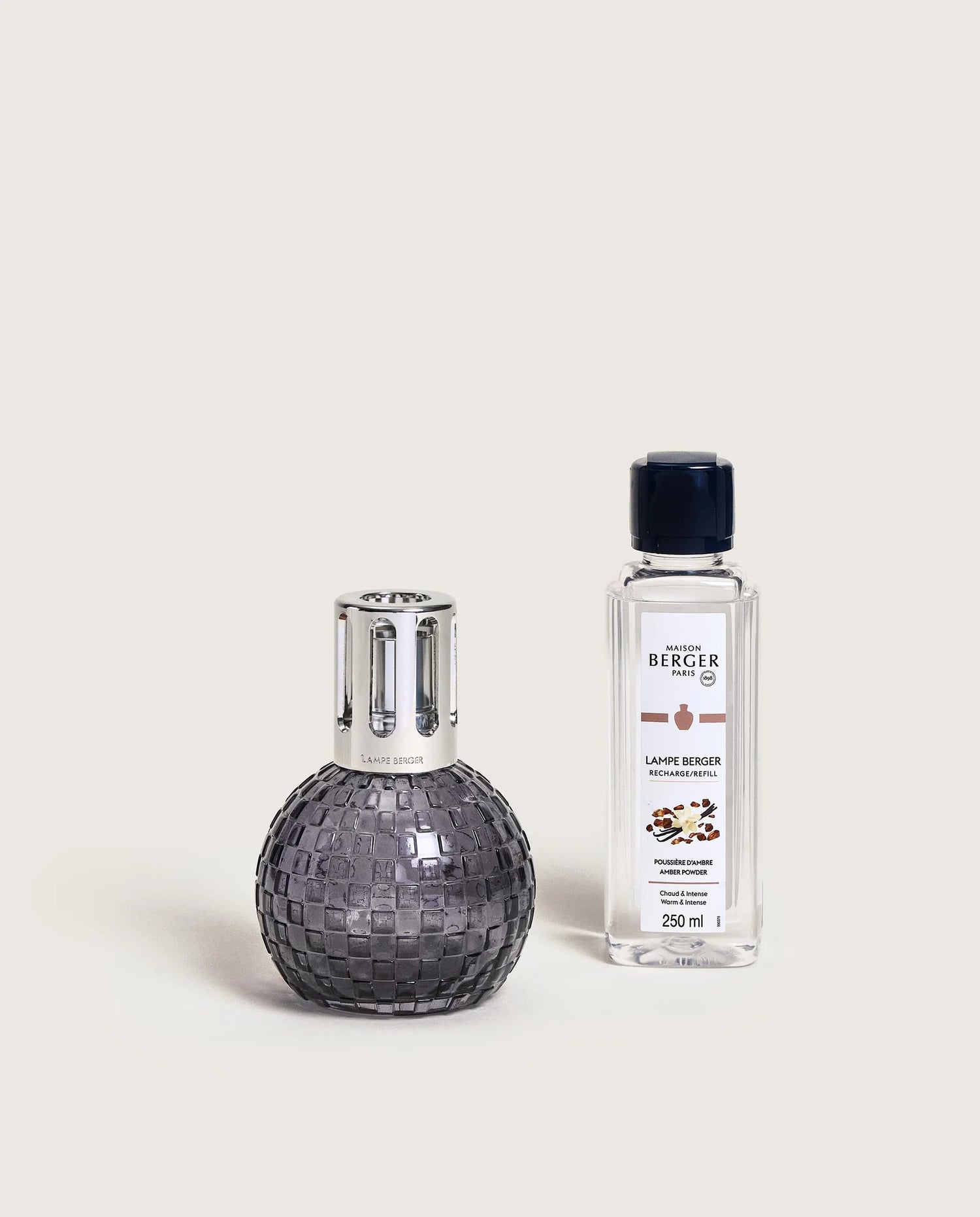 Lampe Berger Disco Grau - Pudriger Amber