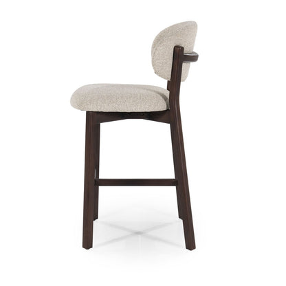 Barstuhl Mikky Dunkelbraun - Taupe SH 68,5 cm