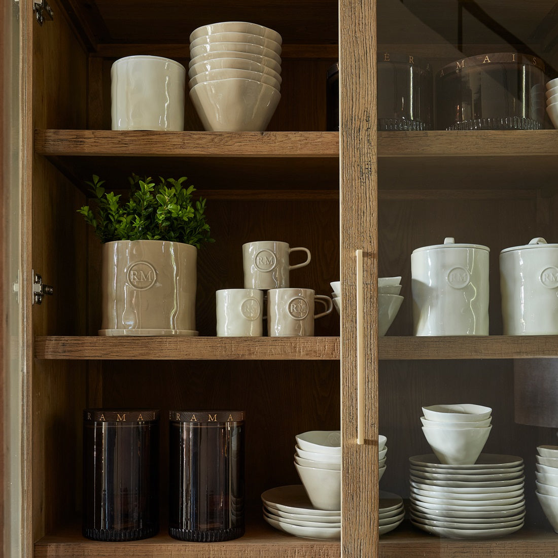 Portofino Storage Jar white M
