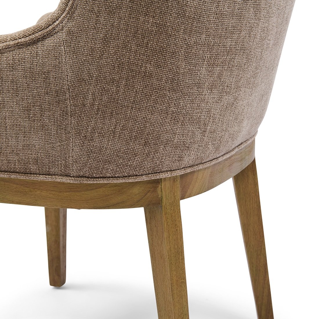 Riviera Maison Esszimmerstuhl Whistler – Armlehnenstuhl Warm Mushroom