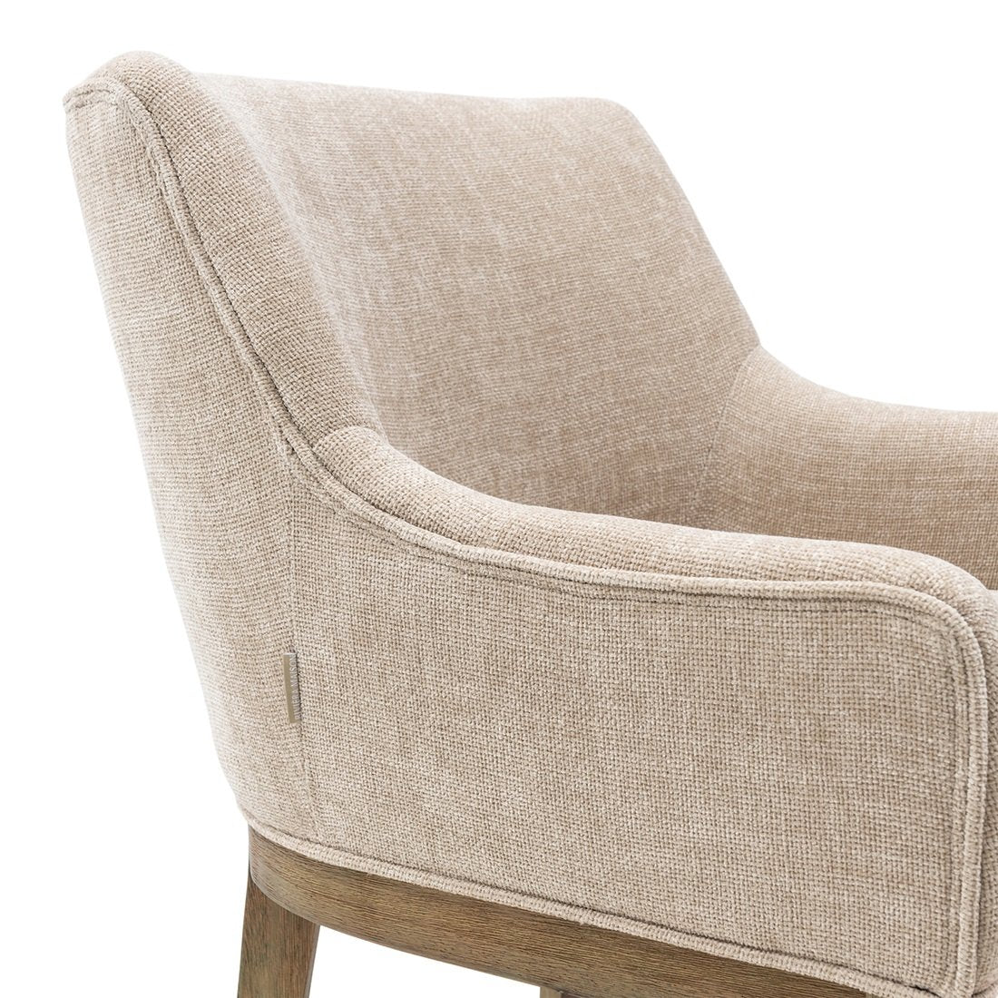 Riviera Maison Esszimmerstuhl Whistler – Armlehnenstuhl Natural Linen