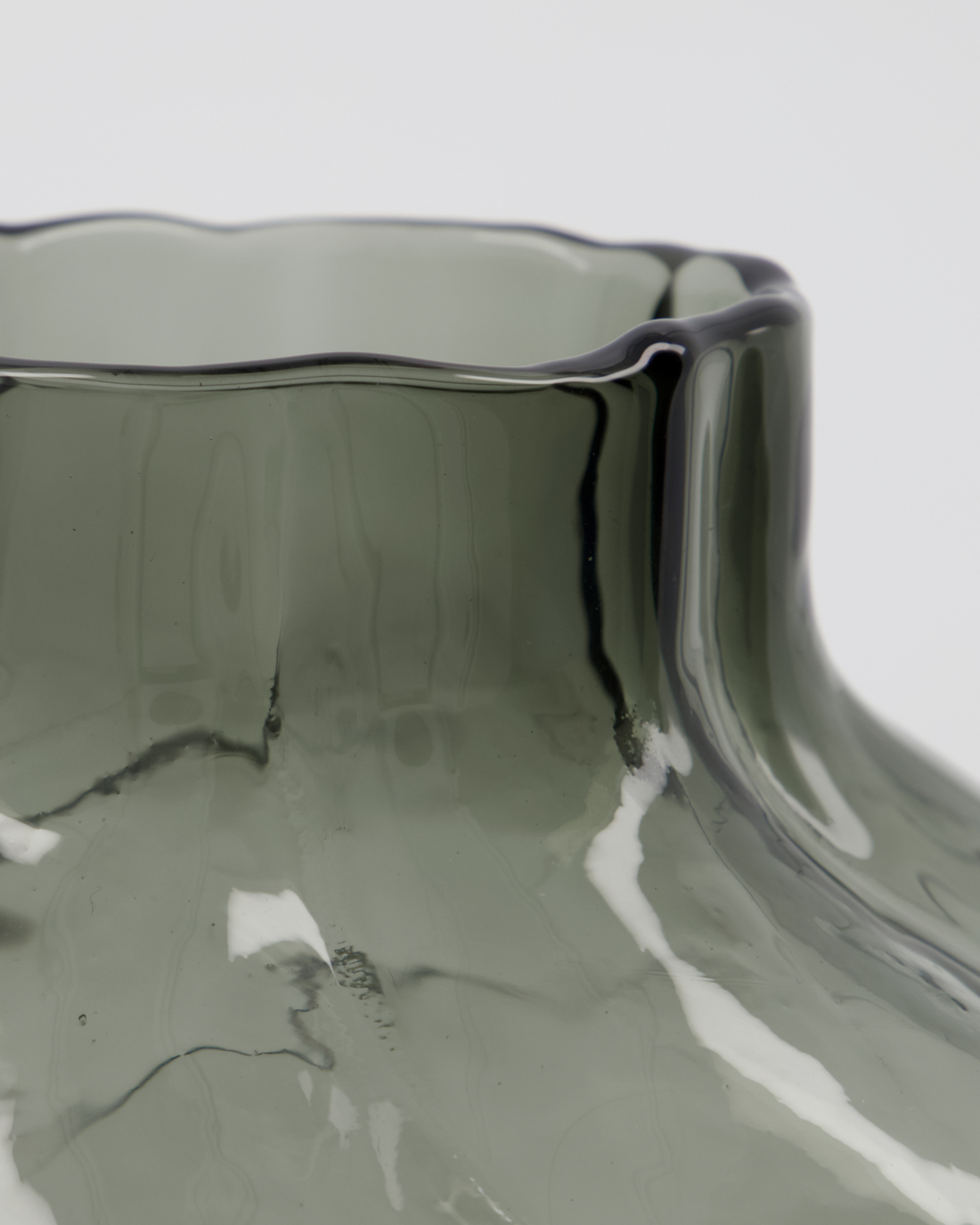 Vase, HDTurn, Rauchgrau