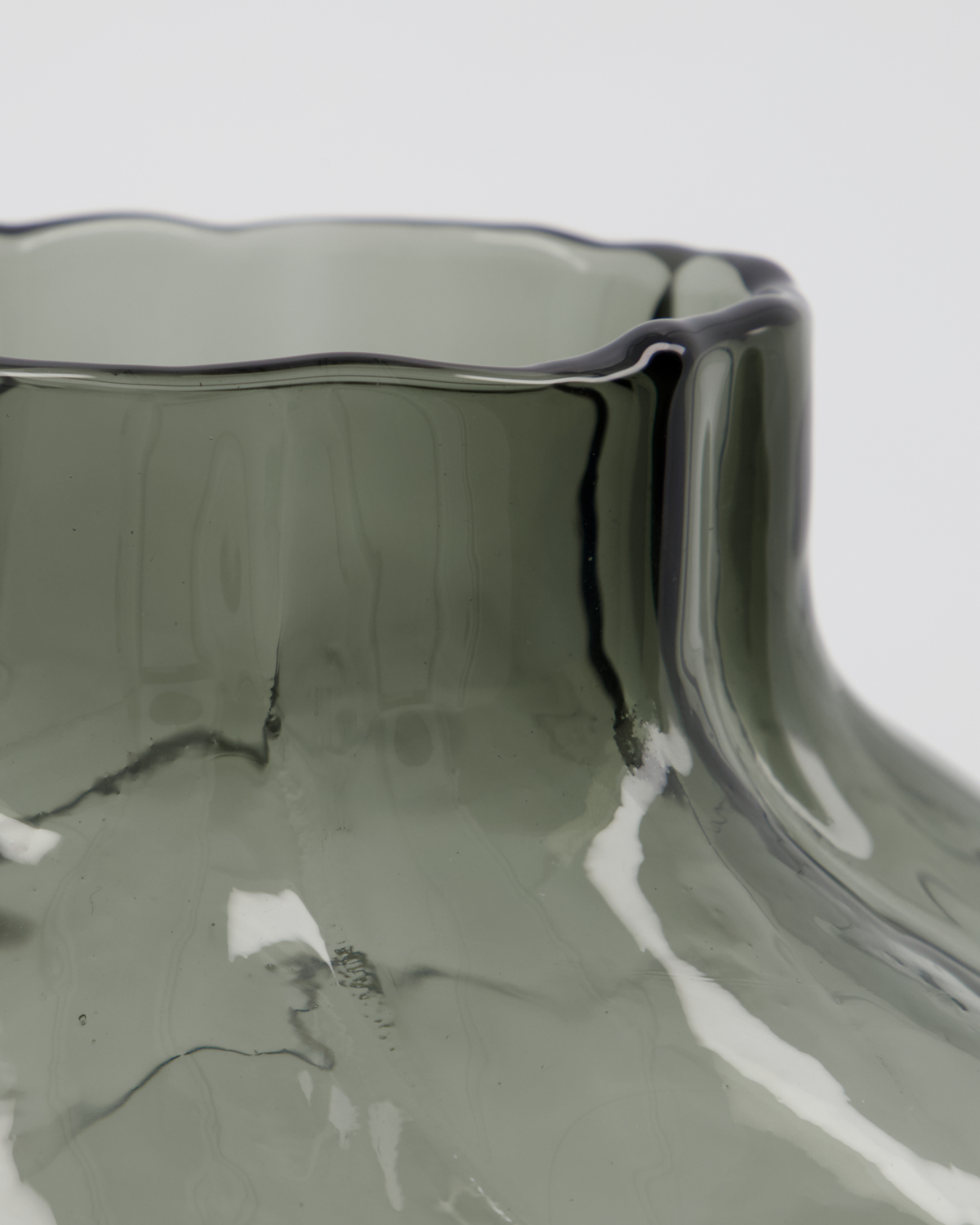 Vase, HDTurn, Rauchgrau
