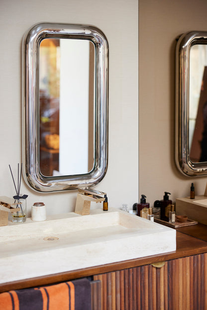 Chubby chrome mirror 80x45cm von HKliving