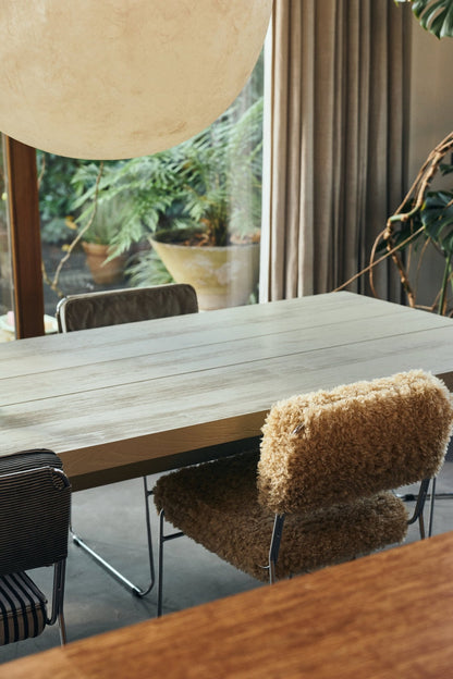 Endless dining chair: poodle, golden von HKliving