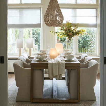 RM Monogram Jacquard Tablecloth 270x150 von Rivièra Maison