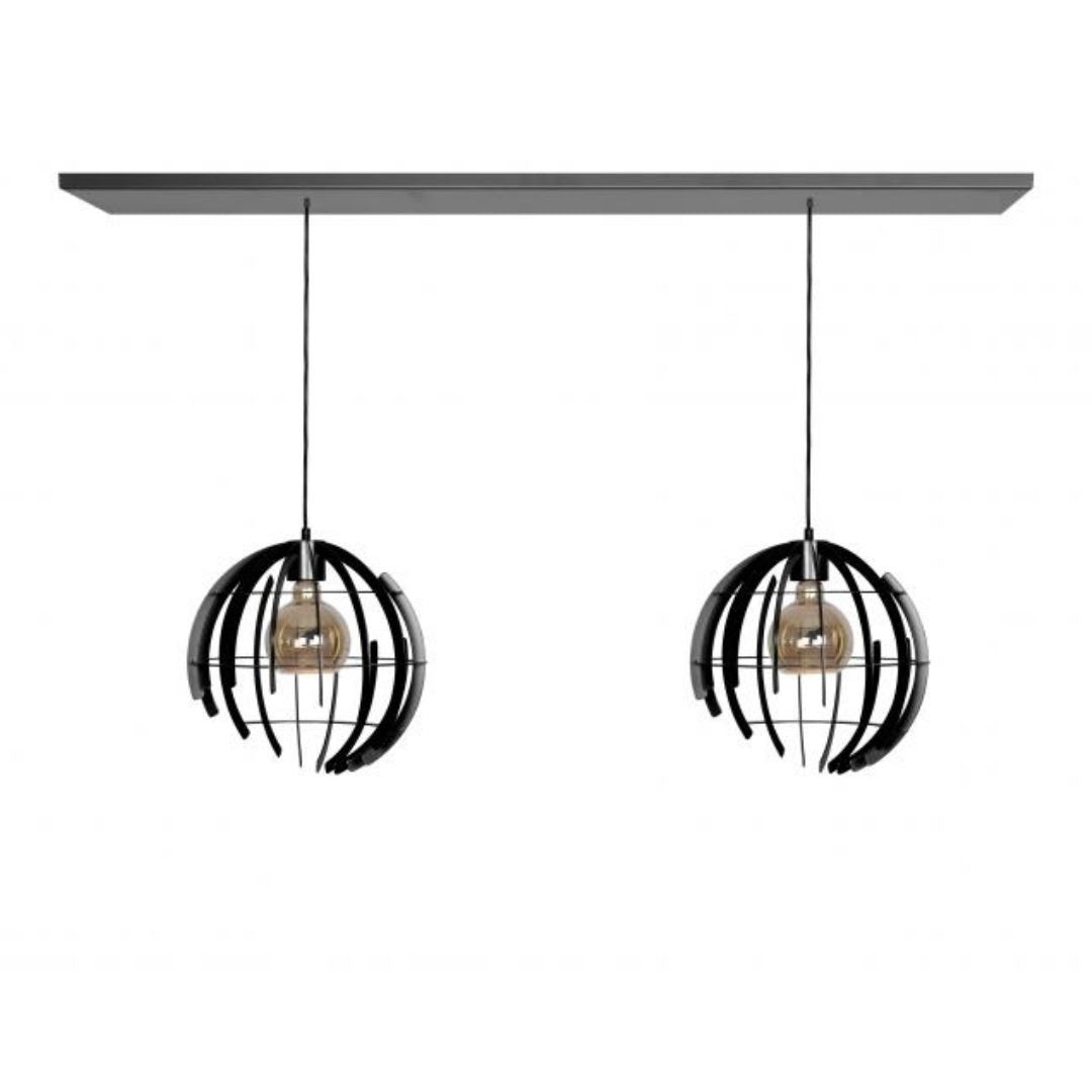 2404 - Terra Pendelleuchte gerade 140cm - 2 Lichter