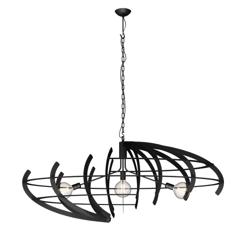 2408 - Terra Pendelleuchte oval 150cm