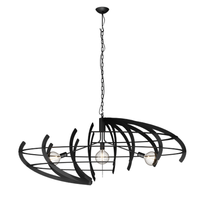 2408 - Terra Pendelleuchte oval 150cm
