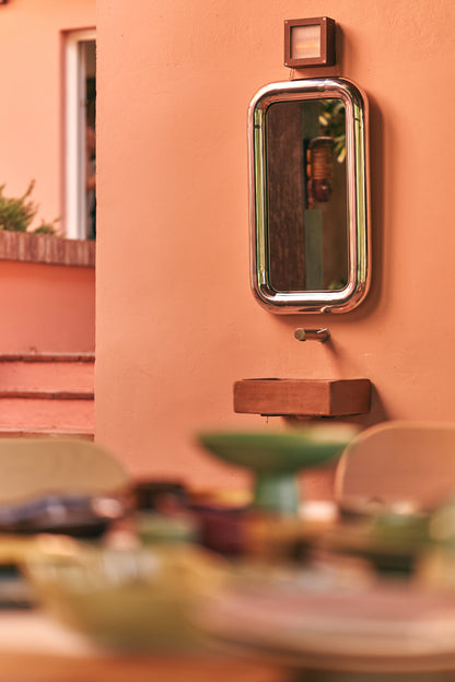 Chubby chrome mirror 80x45cm von HKliving